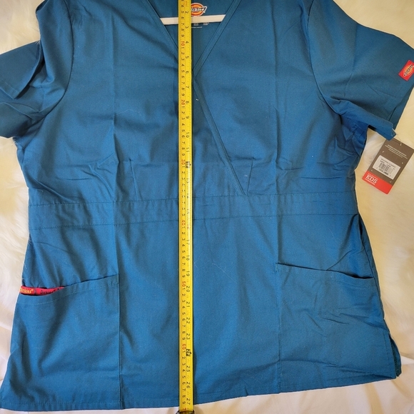Dickies Women's Blue Scrub Top - Picture 10 of 10